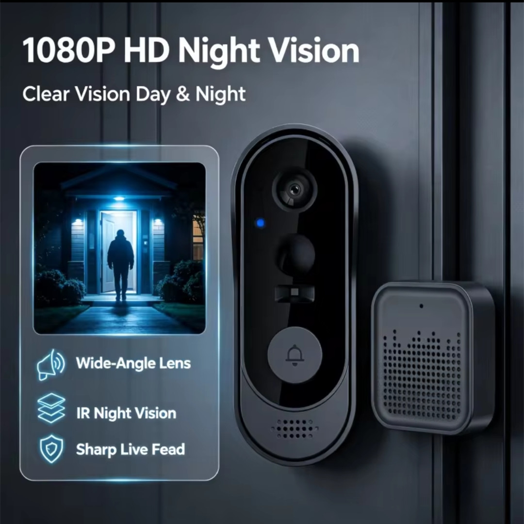 Smart Home Video - Умный видеодомофон Tuya с Wi-Fi, 1080P