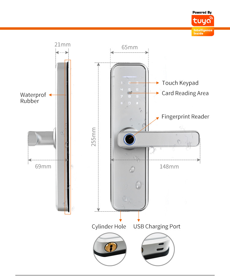 Умный водонепроницаемый дверно – обзор и цена Smart Home Door Lock