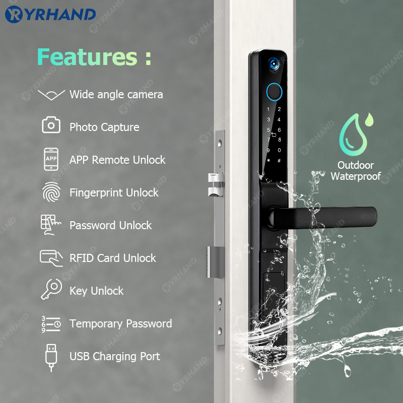 YRHAND IP66 БЕСКЛЮЧЕВОЙ кошачи – обзор и цена Smart Home Door Lock