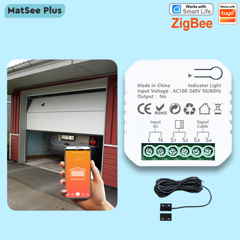 Tuya Smart Life ZigBee Гараж Д – обзор и цена Smart Home Plus