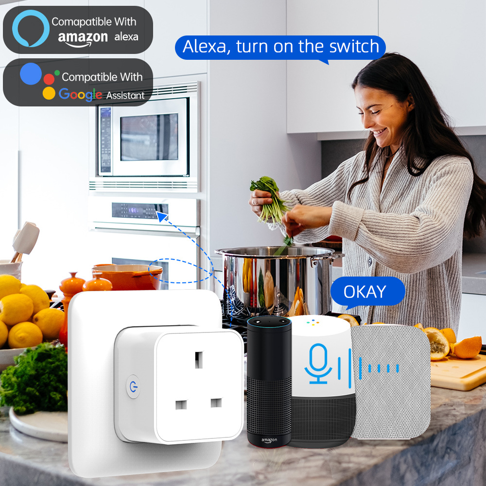 Умная розетка Tuya 16А/20А с W – обзор и цена Smart Home Wiser