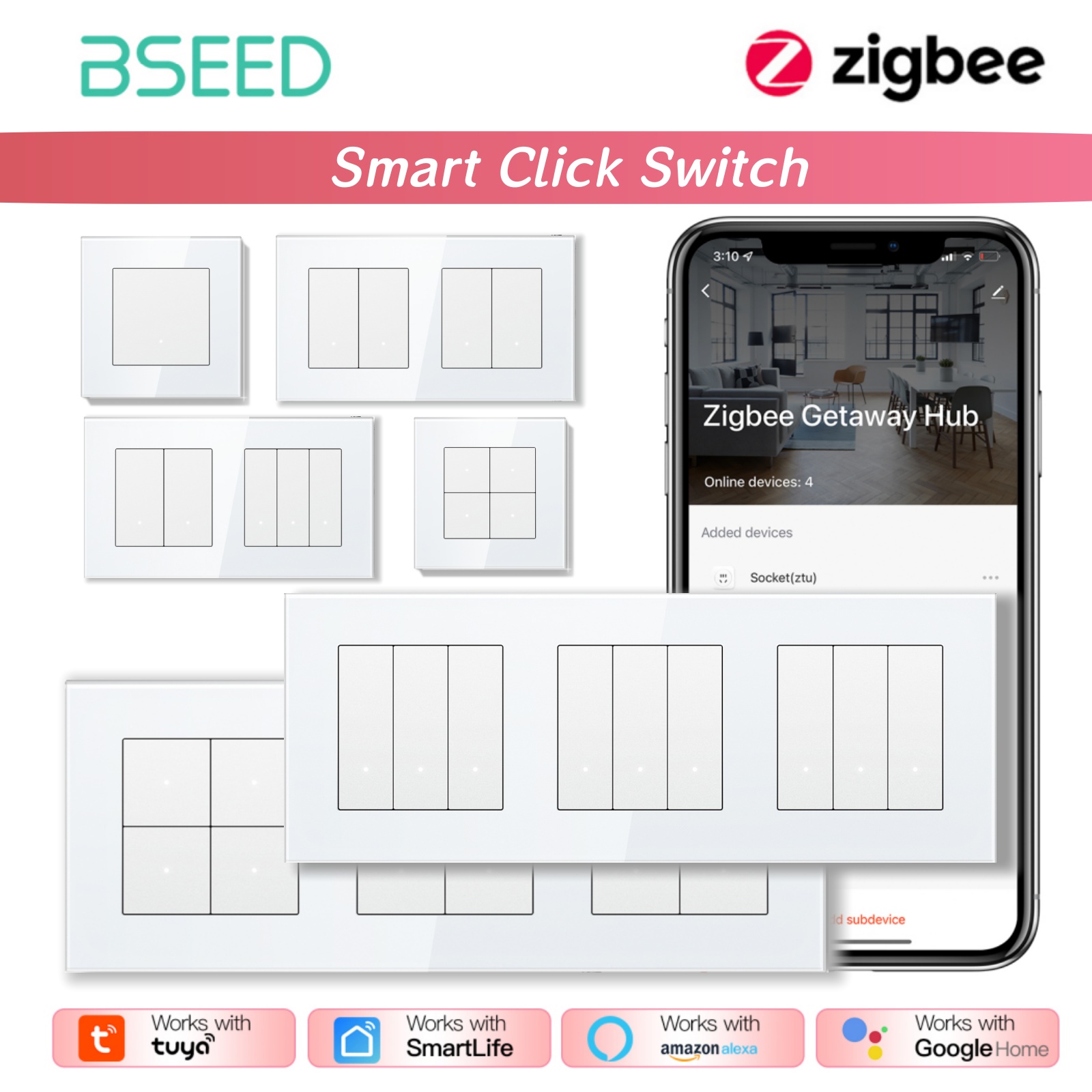 Умные настенные выключатели BS – обзор и цена Smart Home Yellow